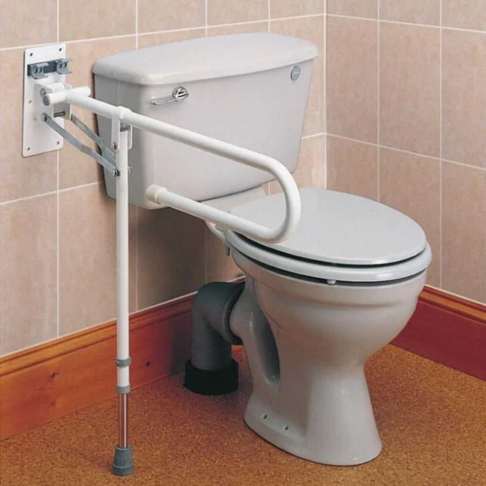 Toilet Drop Down Support with Leg