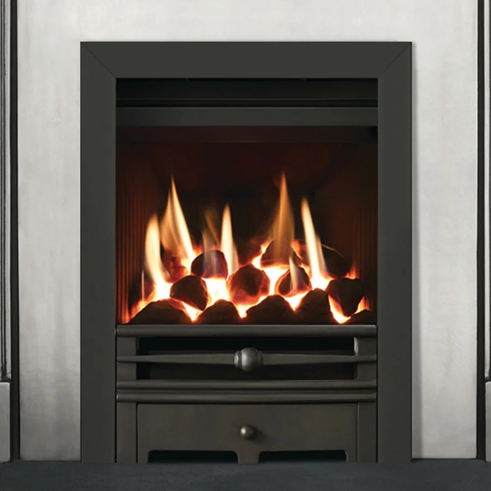 Gazco Chartwell Logic Black Fret & Box 4.6kw Gas Fire