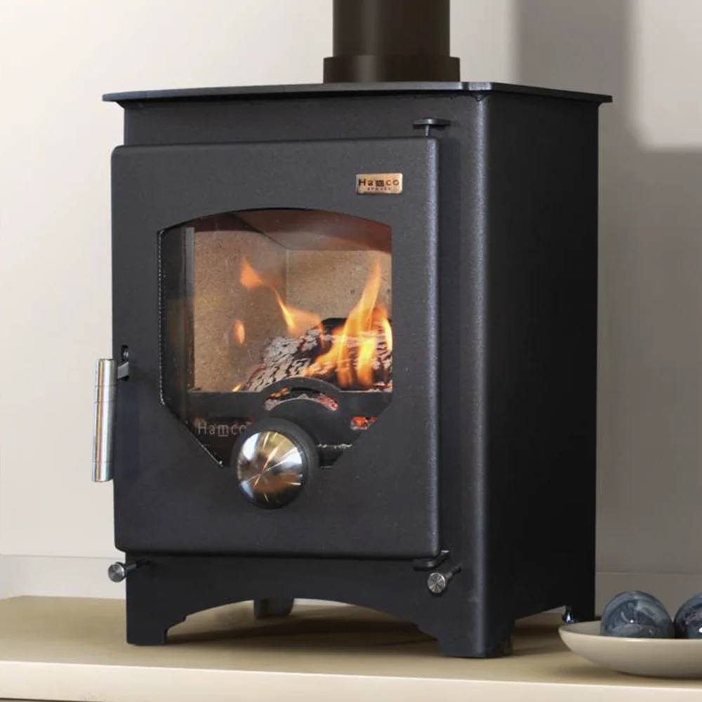 Hamco Morgan 7 Multifuel Matt Black 6.8kw Stove