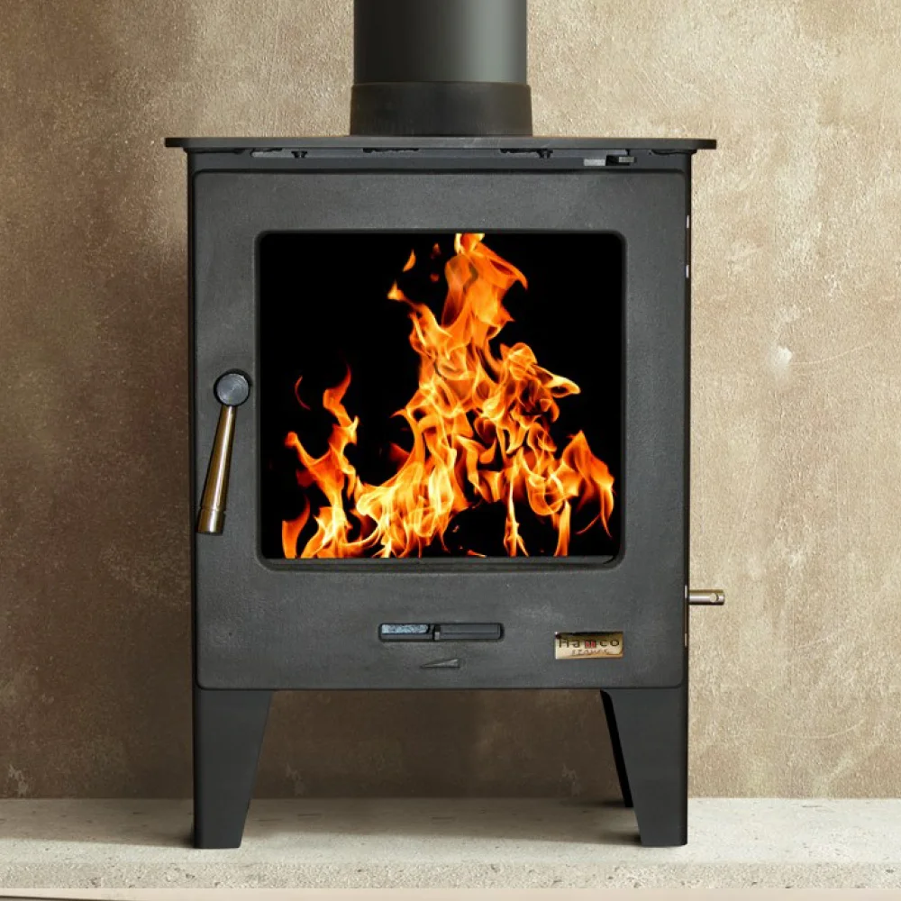 Hamco Oslo Inset Matt Black 5kw Stove